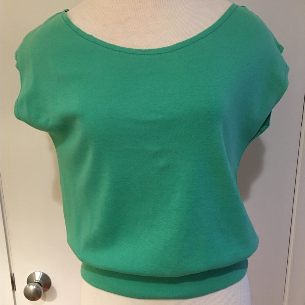Open back sweatshirt